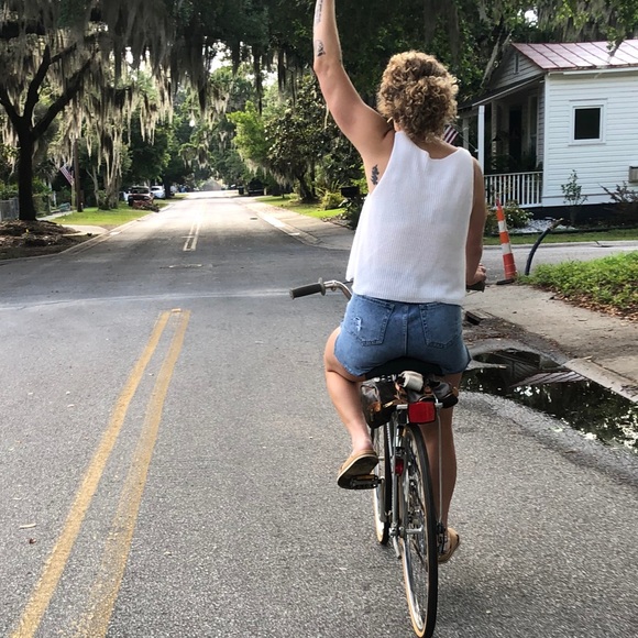 Just Black Denim Shorts - Picture 5 of 5